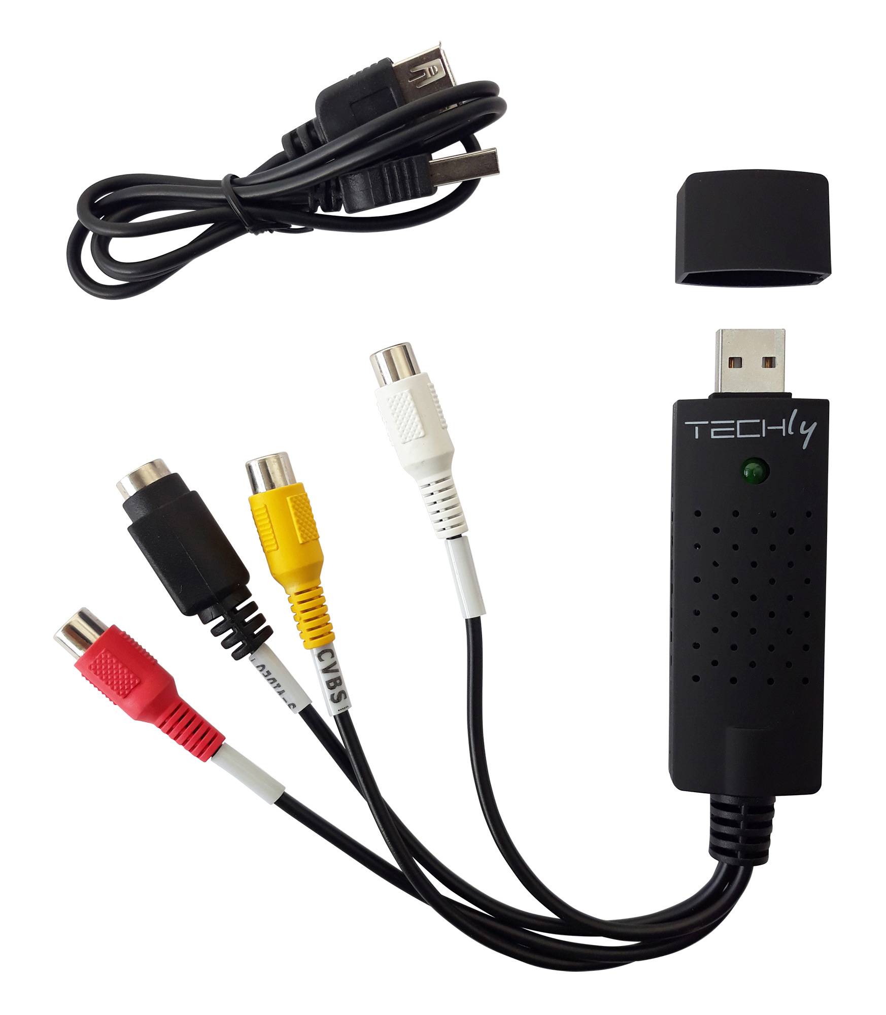 Techly Audio Video Grabber - Videoadapter - RCA-6