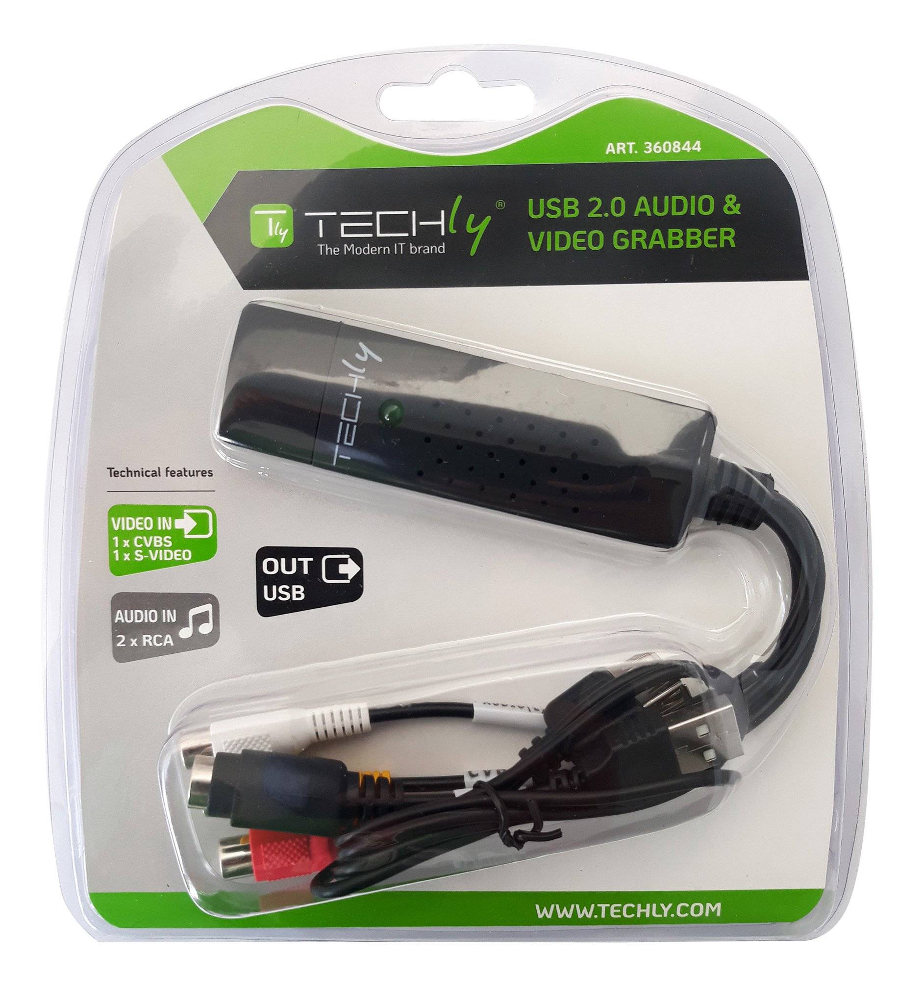 Techly Audio Video Grabber - Videoadapter - RCA-7