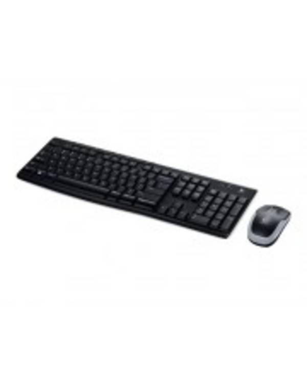 Logitech MK270 RF Wireless AZERTY Französisch Schwarz Tastatur Combo