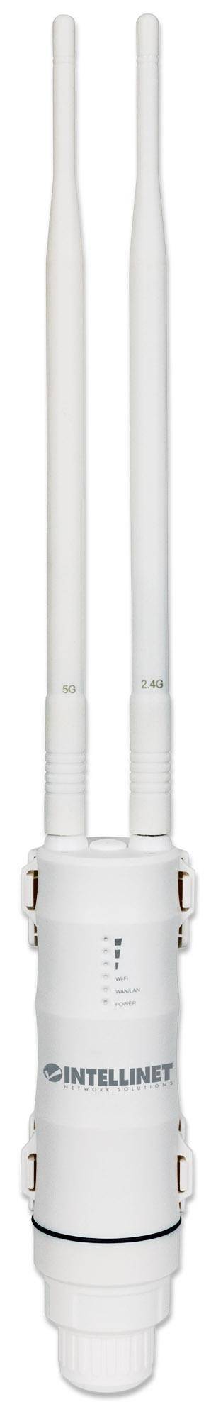 Intellinet High-Power Wireless AC600 Outdoor Access Point / Repeater Drahtlose Basisstation 802.11b/g/n/ac Dualband-8