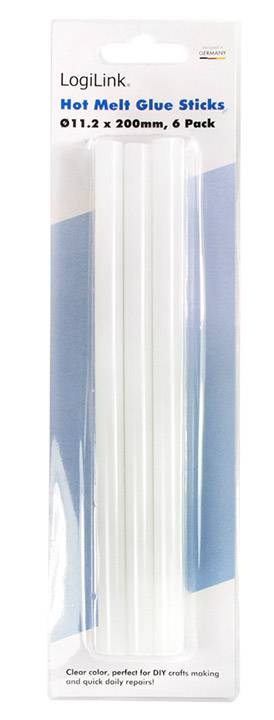 LogiLink Klebepatrone, 11,2 mm Durchmesser, transparent-2