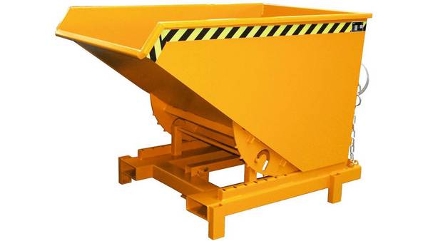Schwerlast-Kipper - 4.000 kg - 1.200 l - automatische Entriegelung - orange