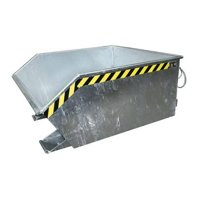 Kippbehälter, Volumen 0,50 cbm,BxTxH 1440x780x680 mm, verzinkt, Gewicht 120 kg-0