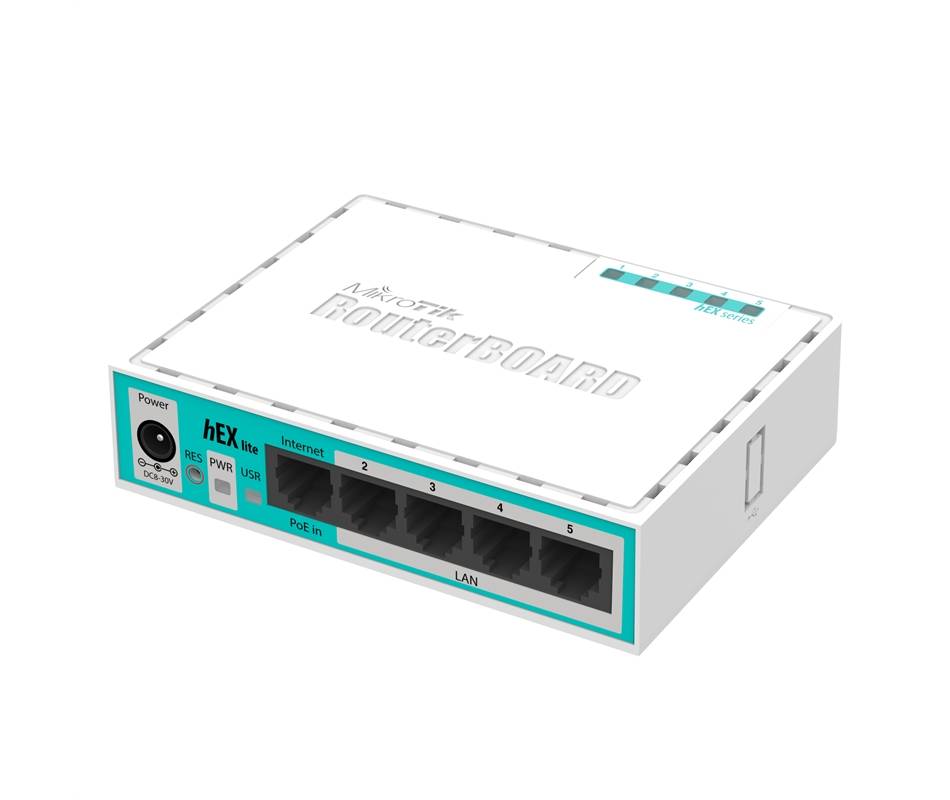 MikroTik RouterBOARD hEX lite RB750r2 - Router-5