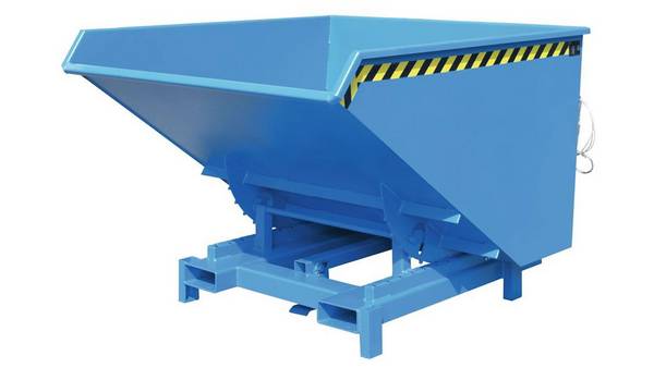 Schwerlast-Kipper - 4.000 kg - 2.100 l - automatische Entriegelung - blau