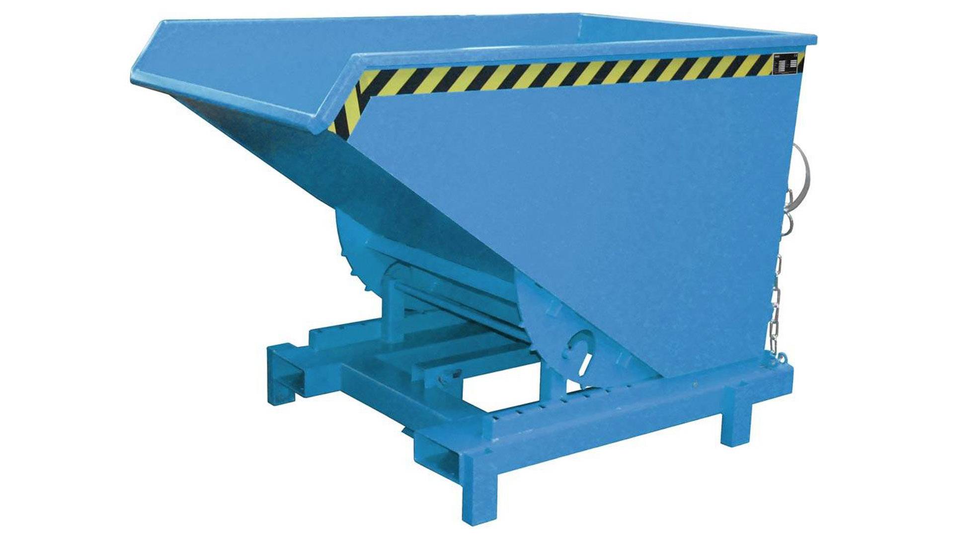 Schwerlast-Kipper - 4.000 kg - 900 l - automatische Entriegelung - blau-0