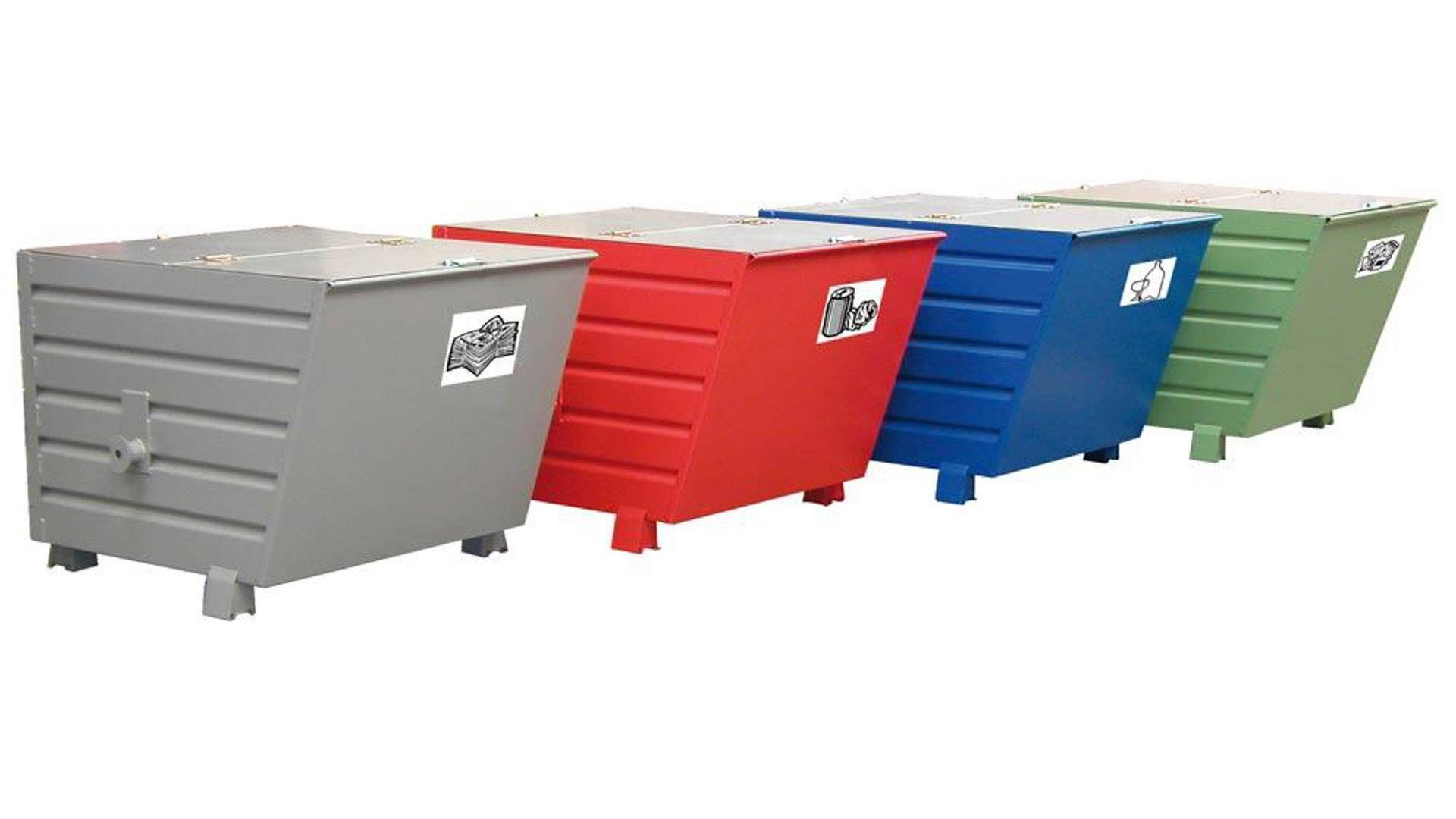Stapelkipper 1.500 l - 2.000 kg - 1200x1500x1000 mm - 3-Fach stapelbar - blau-1