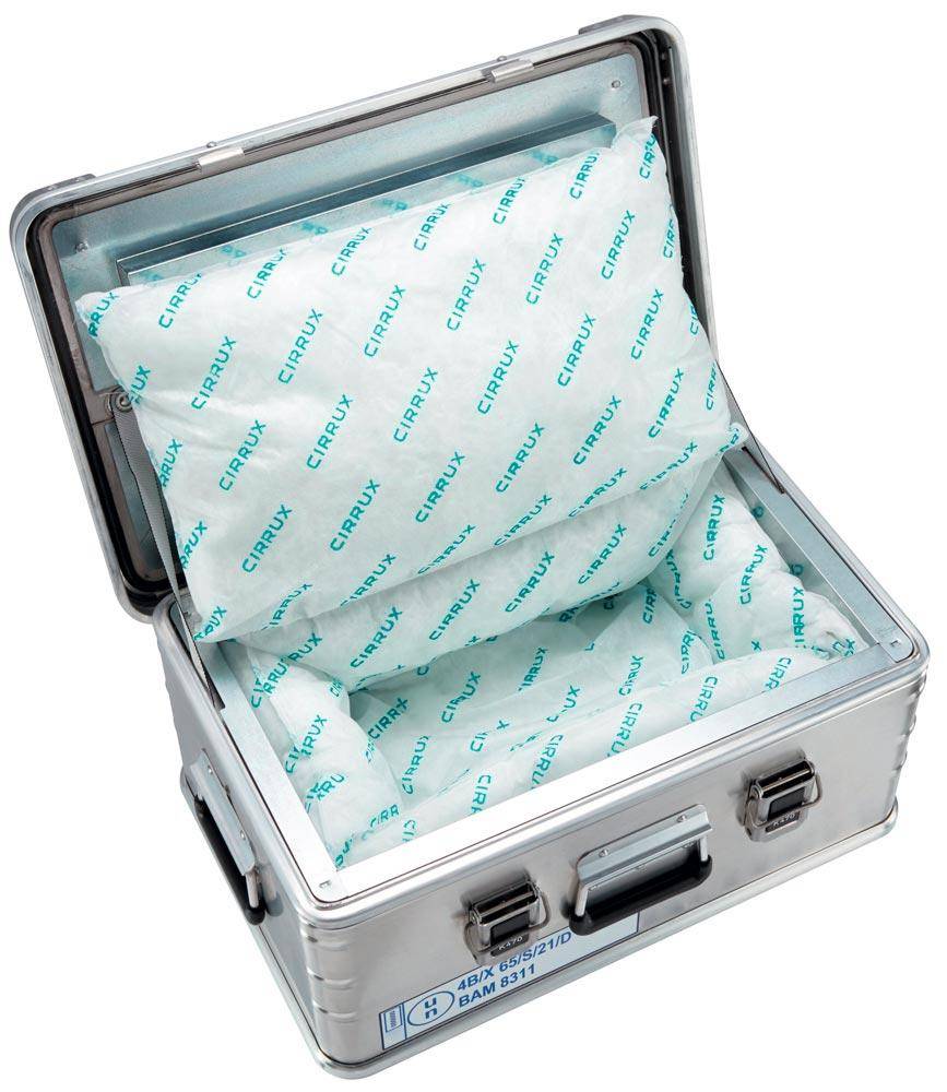 Universal-Aluminium-Transportbox für Akkus, Alu Kiste, BxTxH 600x400x250 mm, Gewicht 11,5 kg-0