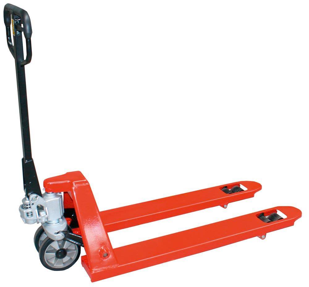 Hubwagen, Gabelhubwagen STARTER, Traglast 2500 kg, Gabellänge 1150 mm, Hubbereich 85-200 mm, Bereifung Vollgummi/PU tand-0