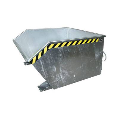 Kippmulde, Volumen 1,00 cbm,BxTxH 1640x1280x780 mm, verzinkt, Gewicht 202 kg-0