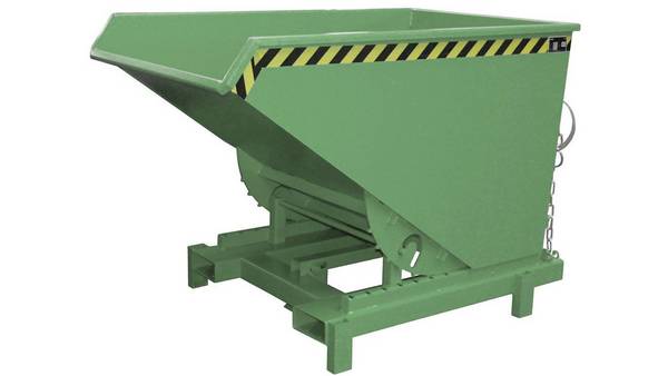 Schwerlast-Kipper - 4.000 kg - 900 l - automatische Entriegelung - grün
