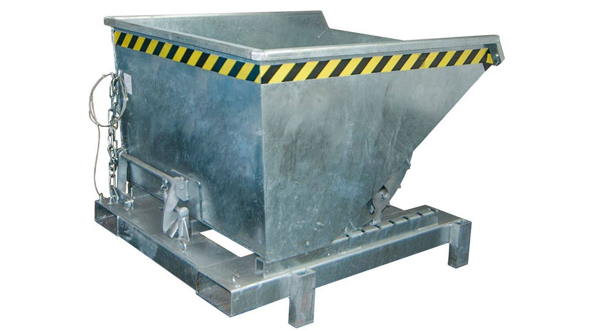 Schwerlast-Kipper - 4.000 kg - 600 l - automatische Entriegelung - verzinkt-0