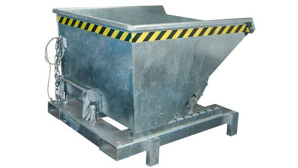 Schwerlast-Kipper - 4.000 kg - 600 l - automatische Entriegelung - verzinkt