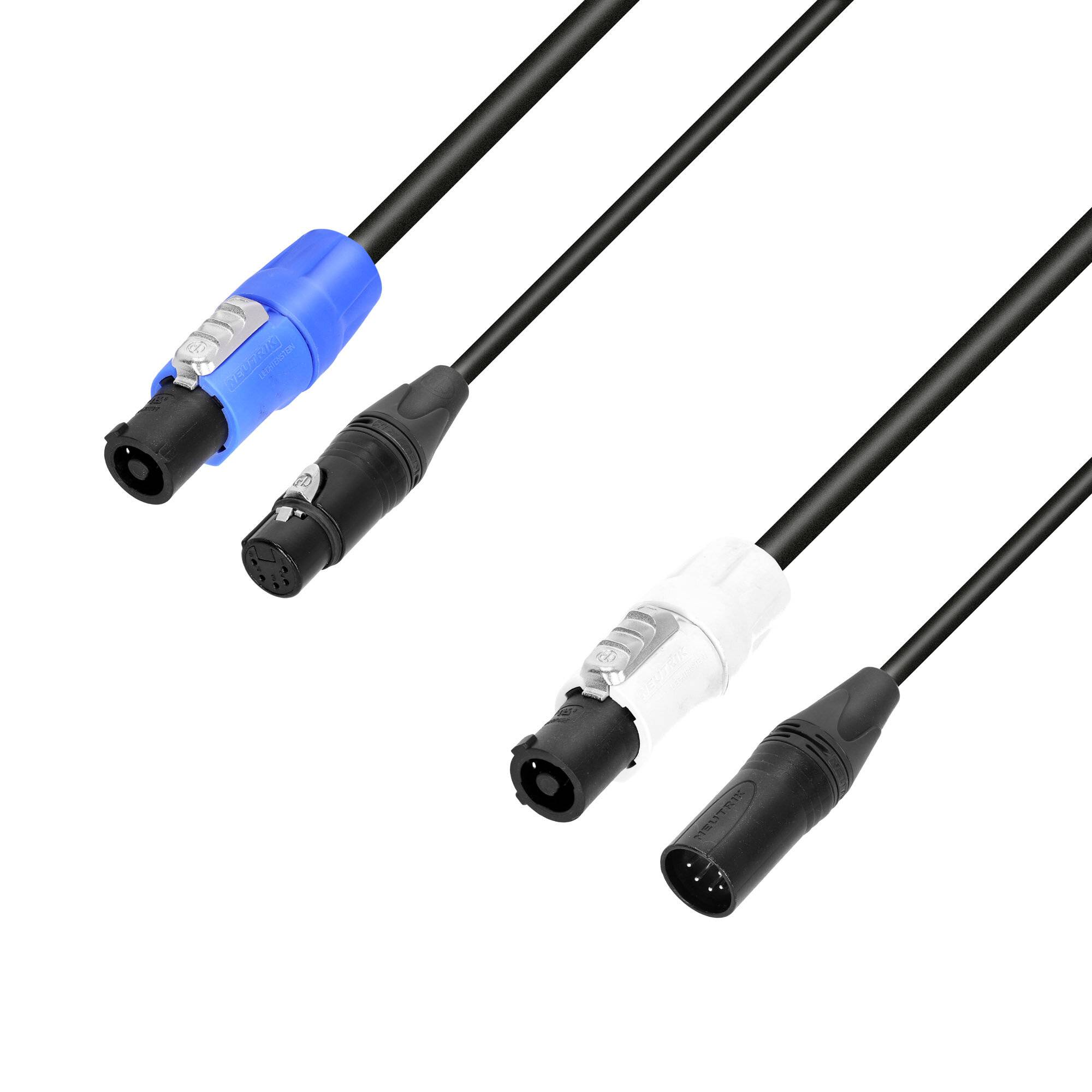 Adam Hall Cables 8101 PSDT5 0150 N - Hybridkabel Netz- & DMX Neutrik powerCON® & 5-Pol XLR | 1,5 m-0