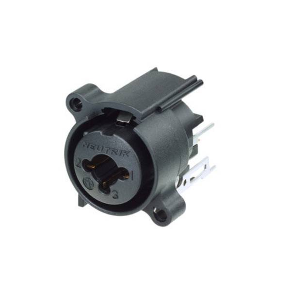 Neutrik NCJ6FA V 0 - 3-polige XLR Einbaubuchse kombiniert mit 6.35 mm Klinkenbuchse