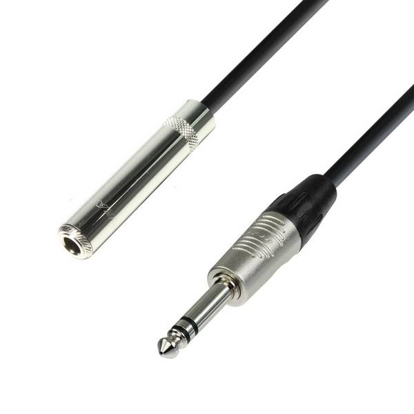 Kopfhörerverlängerung 6,3 mm Klinkenbuchse stereo auf 6,3 mm Klinke stereo 6 m