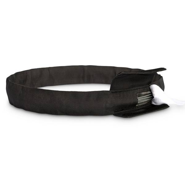 RIGGATEC 400201380 - Schwarze Rundschlinge,"Steelflex", Umfang 6 m Traglast von 1 t