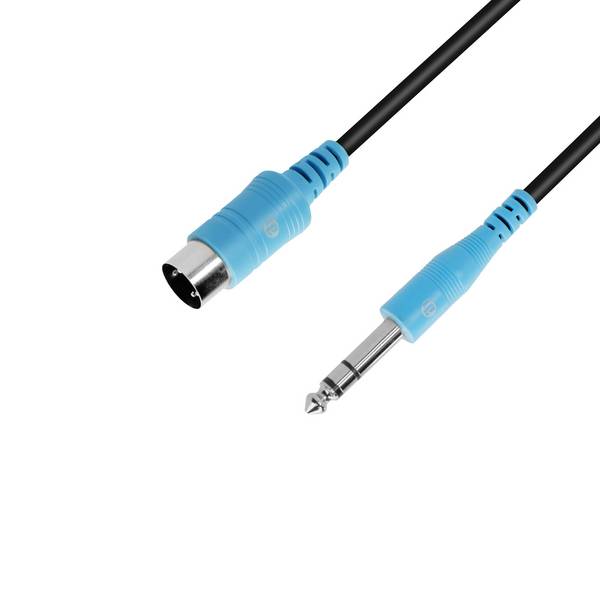 Adam Hall Cables 3 STAR B VMIDI 0300 - TRS / Midikabel (Typ A) Klinke TRS auf Midi 5-Pol | 3 m