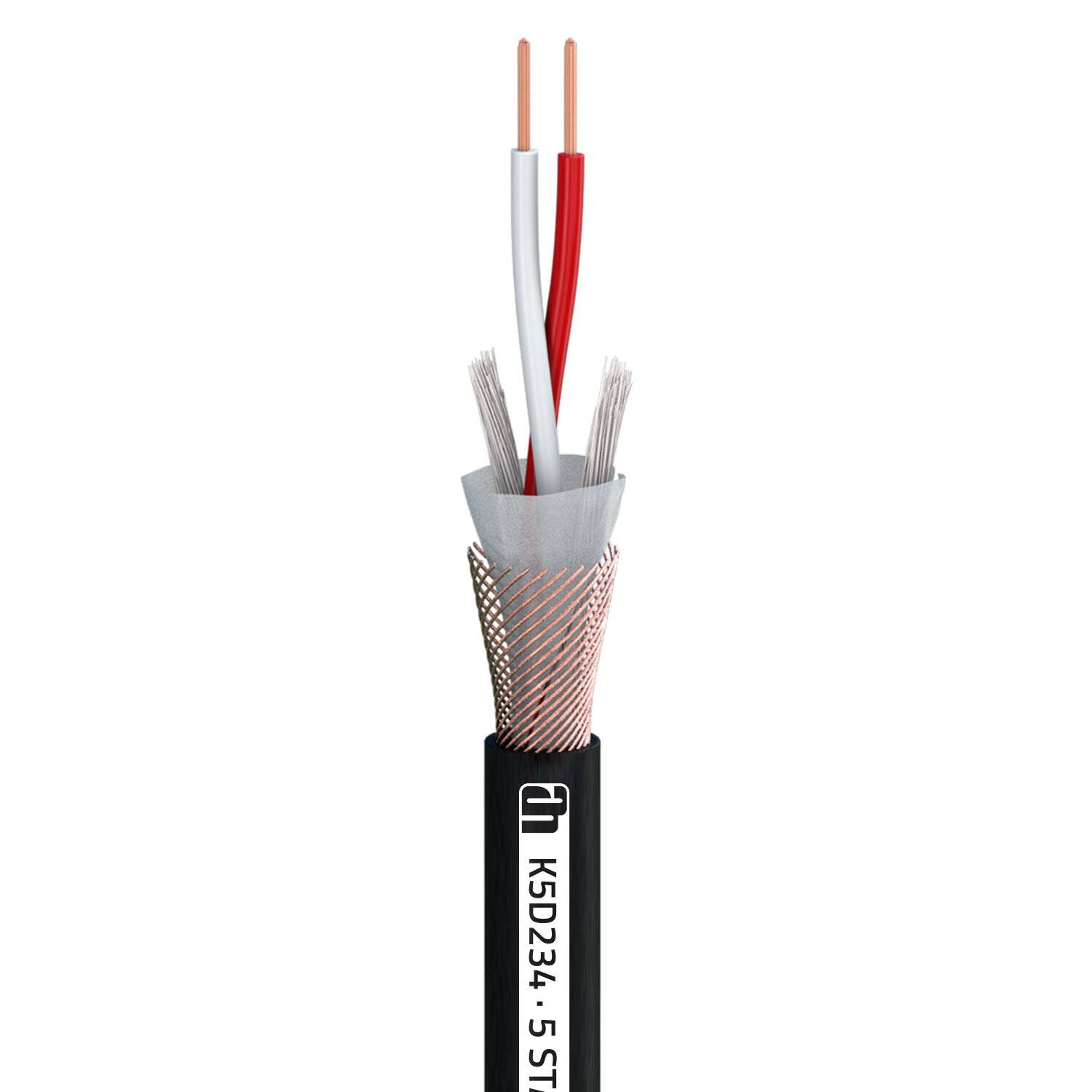 Adam Hall Cables 5 STAR D 234 - DMX, AES/EBU Kabel 110 Ohm Digital 2 x 0.34 mm²-0
