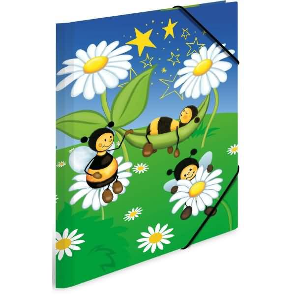 HERMA Eckspannermappe Tiere "Bienenwiese", Karton, DIN A3 (6504443)-1