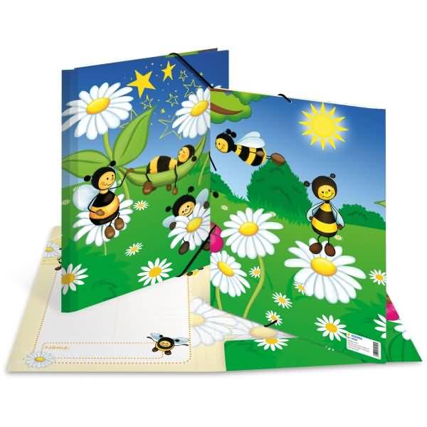 Sammelmappe A4 Karton Bienenwiese-0
