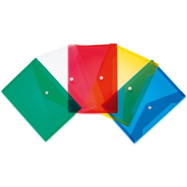 Brieftaschen A5 PP Standardfarben sortiert VE=5 Stück