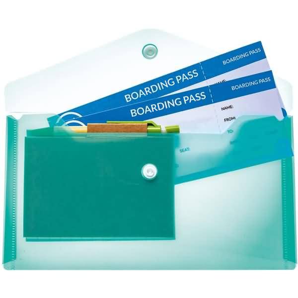 Brieftasche DIN lang PP türkis-1