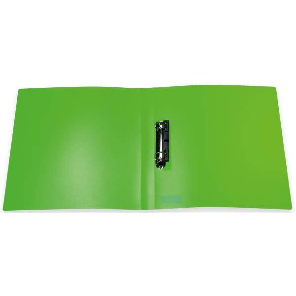 Ringbuch A4 PP 2 Ringe 25mm Neon grün-1