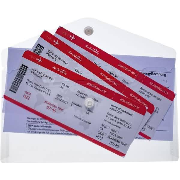 Brieftasche DIN lang PP weiß-1