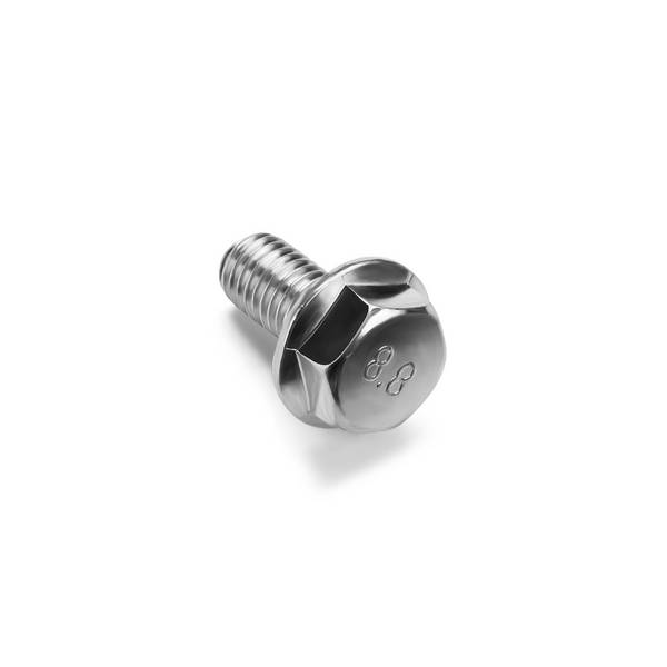 Adam Hall Hardware 54 M8 X30 - Schraube M8 x 30 mit Zahnkranz, Stahl verzinkt