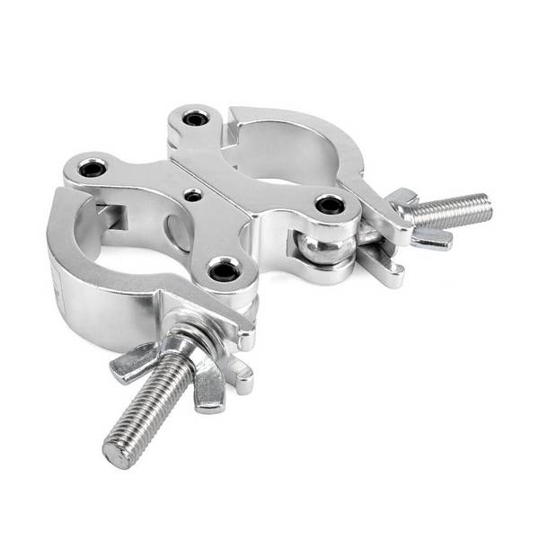 RIGGATEC 400200045 - Swivel Coupler schmal silber bis 200 kg (48-51mm)