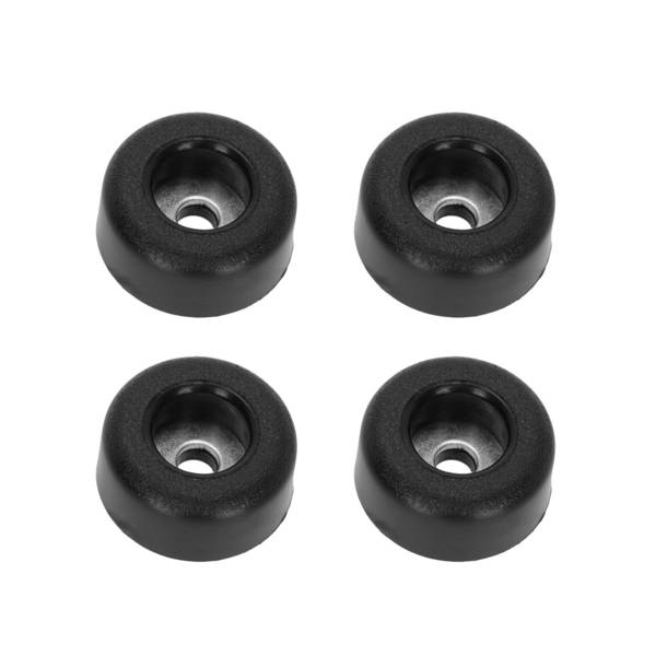 Adam Hall Hardware 4900S M4AH - Set 4 x Gummifuß 25 x 11 mm Schwarz, rutschhemmend