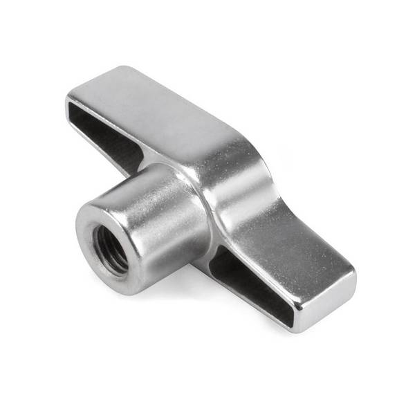 RIGGATEC 400200098 - Flügelmutter Silber M12 Gewinde
