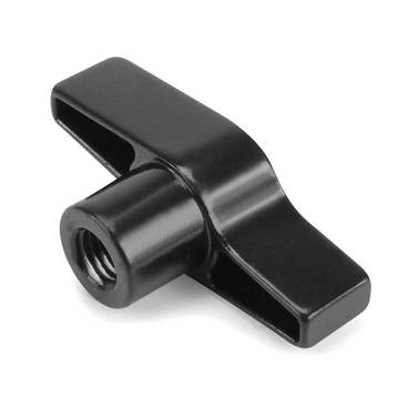 RIGGATEC 400200099 - Riggatec Flügelmutter Schwarz M12 Gewinde