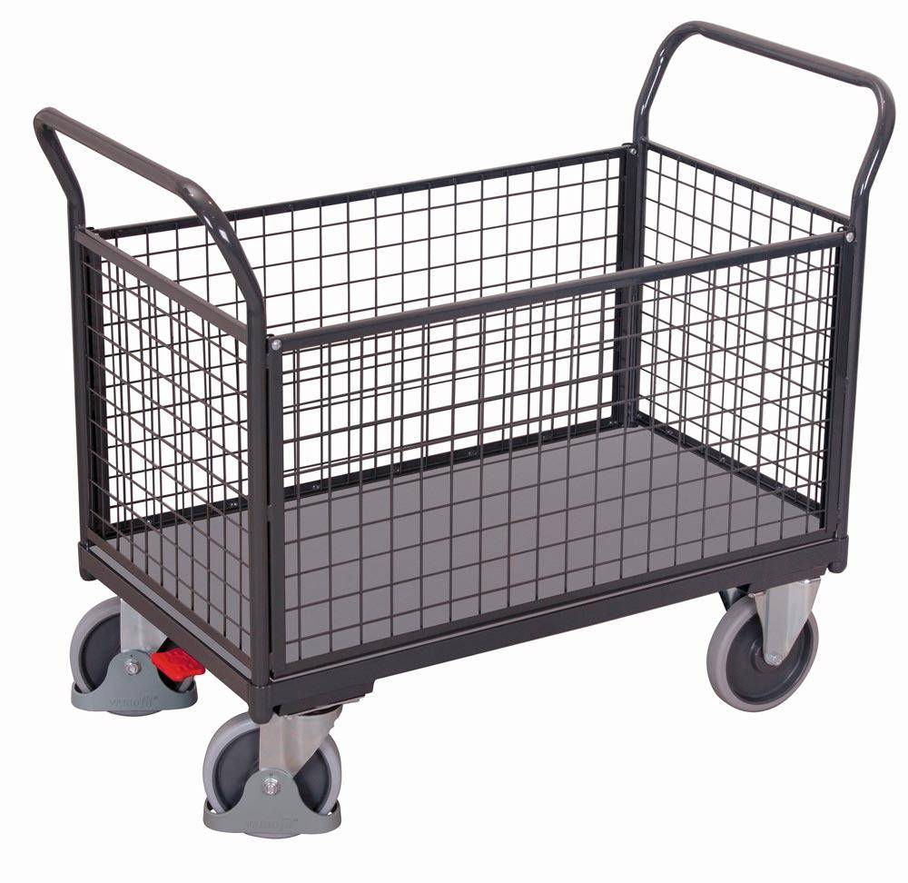 Vierwandwagen mit Draht, RAL 7016 RAL 7016 Anthrazitgrau-0