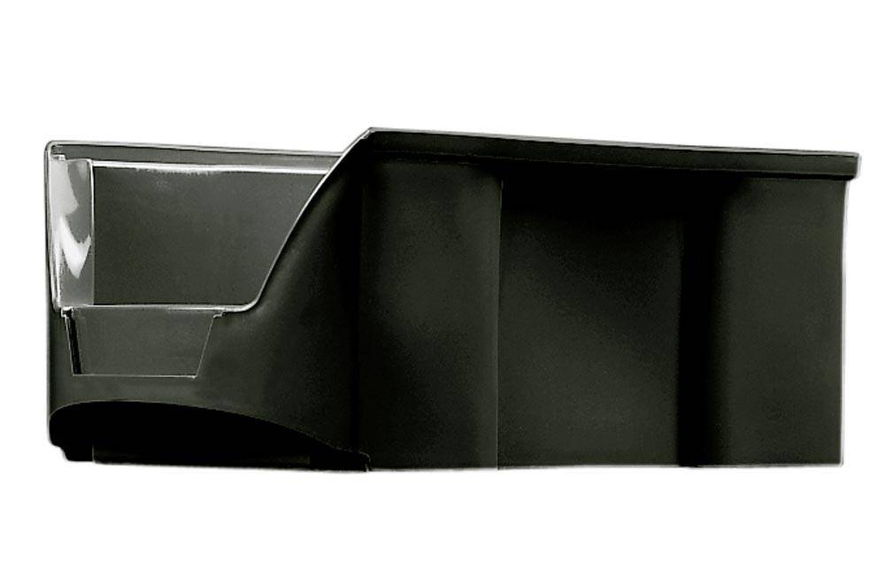 ESD Sichtlagerkästen, Sortierkästen, stapelbar, elektronisch leitfäig (PP), Größe 3z, 145 x 200 x 350 mm (HxBxT), VE 12-0