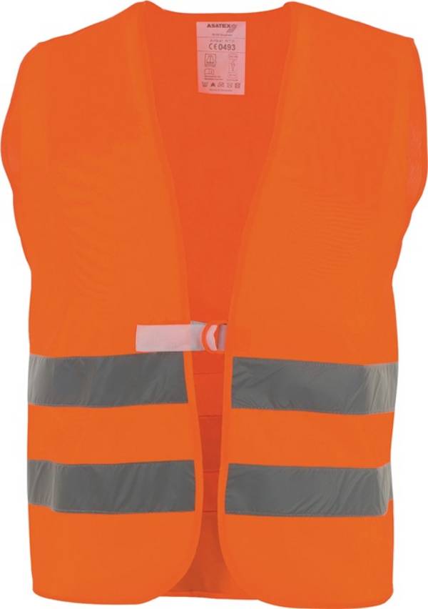 Warnweste Gr.univ.orange EN 20471 Kl.2 ASATEX