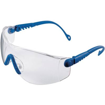 Schutzbrille Op-Tema EN 166-1FT Bügel blau,Scheibe klar PC HONEYWELL
