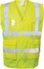Warnweste ALBIN Gr.XL gelb EN ISO 20471 Kl.EN ISO 13688 SAFESTYLE