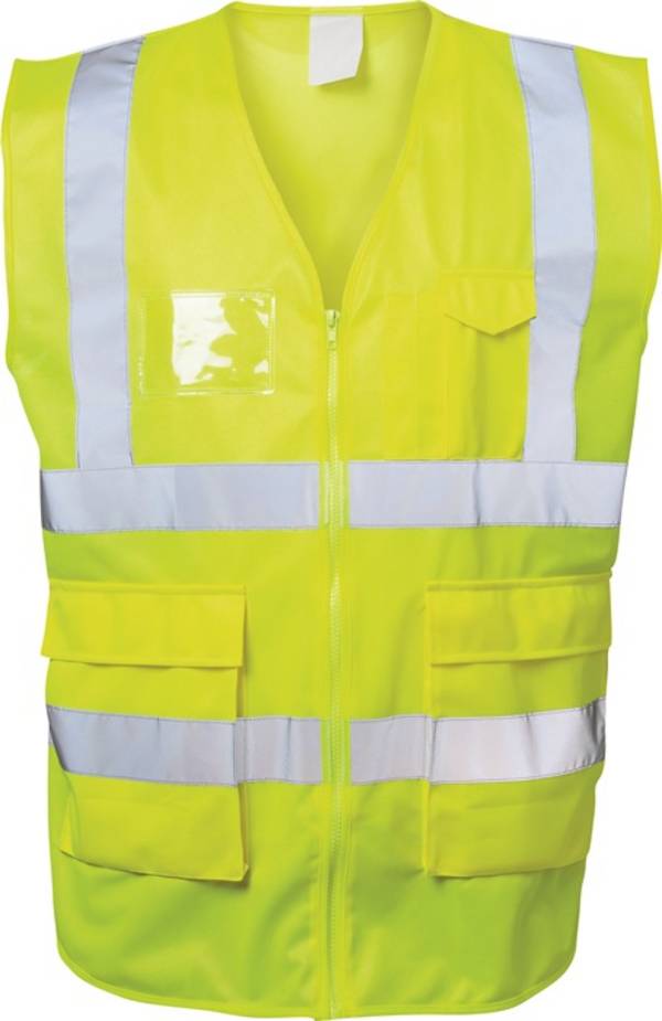 Warnweste ALBIN Gr.XL gelb EN ISO 20471 Kl.EN ISO 13688 SAFESTYLE