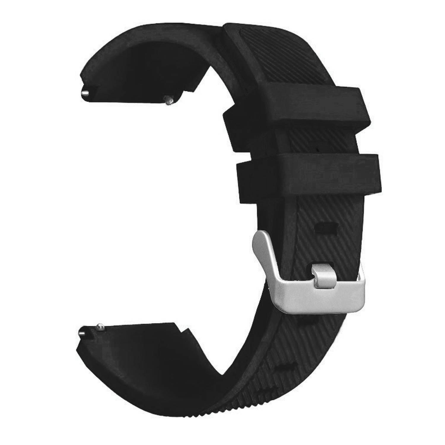 Armband 22mm für Samsung Galaxy Gear S3/Gear 2/ Huawei Watch GT Watch 2 Pro für Ticwatch Pro in Schwarz-2