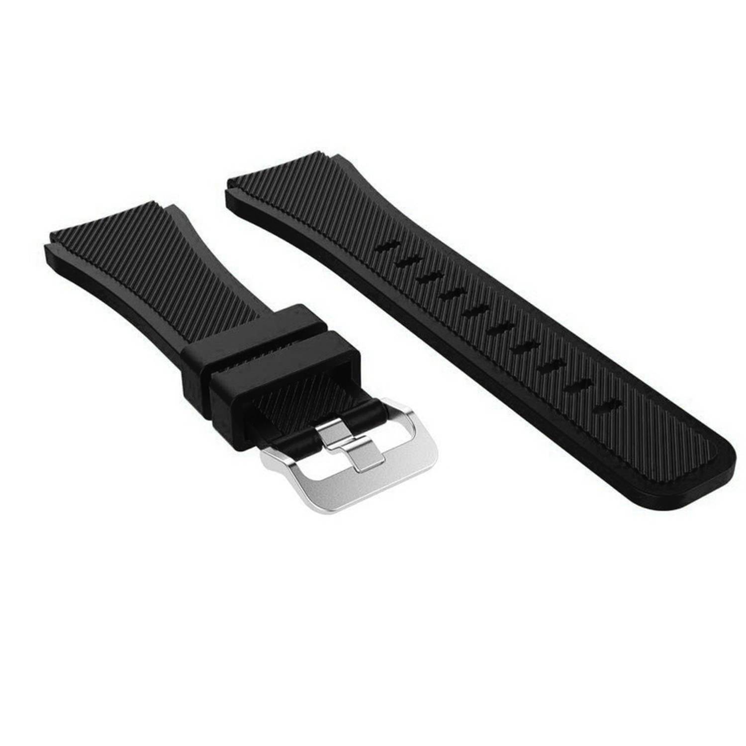 Armband 22mm für Samsung Galaxy Gear S3/Gear 2/ Huawei Watch GT Watch 2 Pro für Ticwatch Pro in Schwarz-3