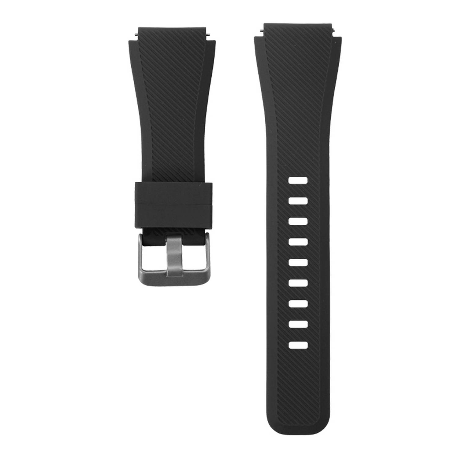 Armband 22mm für Samsung Galaxy Gear S3/Gear 2/ Huawei Watch GT Watch 2 Pro für Ticwatch Pro in Schwarz-4