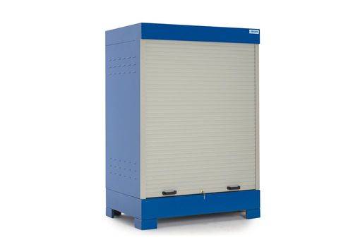 SteelSafe Gefahrstoffdepot D2, mit Rollladen, für 2 Fässer-2