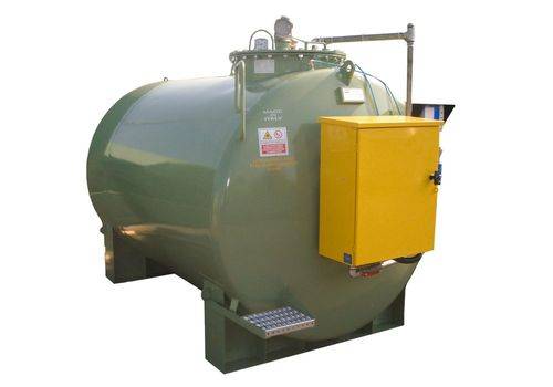 Doppelwandiger Tank nach UNI EN 12285, 15000 Liter, mit Elektropumpe 70 L/min.-1