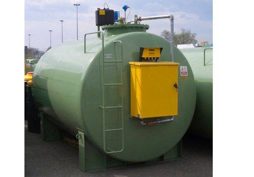 Doppelwandiger Tank nach UNI EN 12285, 15000 Liter, mit Elektropumpe 70 L/min.-2