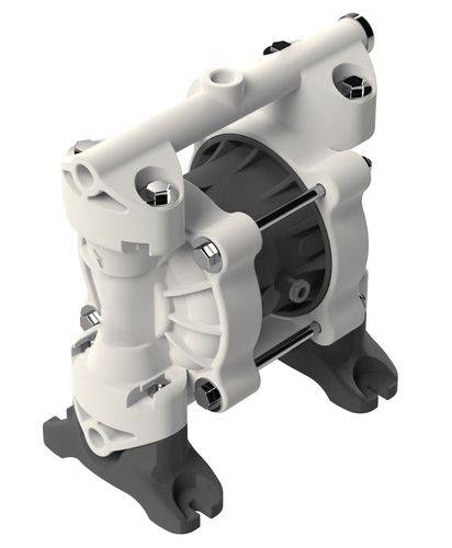 Druckluft-Doppelmembranpumpe, 1/4'', aus PP / EPDM-0