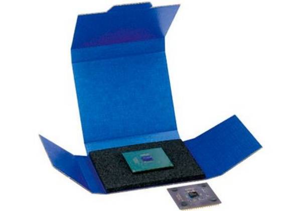 Chipbox Maße 100x60x15mm Wellpappe blau TRANSPAK