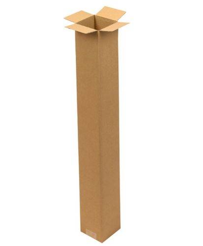 Wellpapp-Faltkarton 1-wellig, Innenmaß 100 x 100 x 800 mm, Format B1, Qualität 1.20B