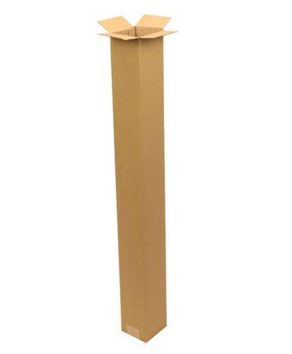 Wellpapp-Faltkarton 1-wellig, Innenmaß 100 x 100 x 1000 mm, Format A0, Qualität 1.20B